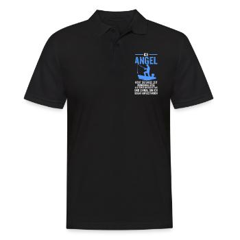 Angeln Fische Fischen Geschenk - Männer Poloshirt - Schwarz - Vorne - Kai (181cm)