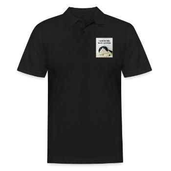 I HAVE NO IDEA WHAT I AM DOING KATZEN MEMES - Männer Poloshirt - Schwarz - Vorne - Kai (181cm)