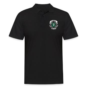 Steirer - Männer Poloshirt - Schwarz - Vorne - Kai (181cm)