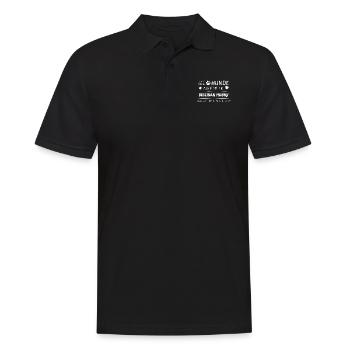 dogs gibt viele hunde der beste SIBERIAN HUSKY - Männer Poloshirt - Schwarz - Vorne - Kai (181cm)