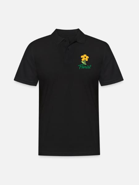 Florist - Men's Polo Shirt - black
