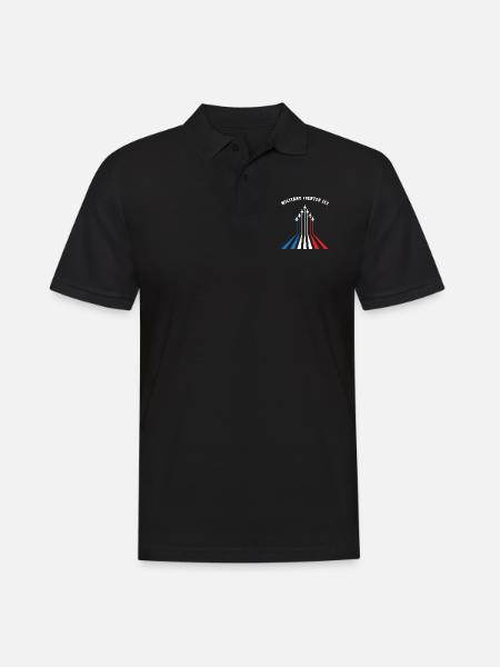 Avion de chasse - military fighter jet - Polo Homme - noir