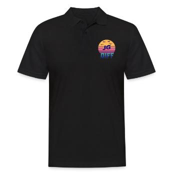 Mid,Supp,Adc,Top,Jgl,Jg Diff,Difference Legends - Männer Poloshirt - Schwarz - Vorne - Kai (181cm)