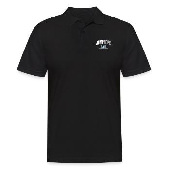 Jump Rope Dad Vater Papa Seilspringen - Männer Poloshirt - Schwarz - Vorne - Kai (181cm)