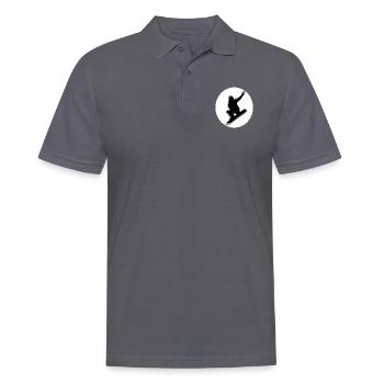 Snowboard Snowboarder - Polo Homme - charbon - Devant - Nico (186cm)