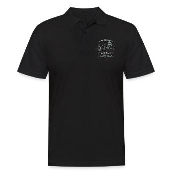 croire l’anniversaire du vaisseau spatial du ciel nocturne en apesanteur - Polo Homme - noir - Devant - Kai (181cm)