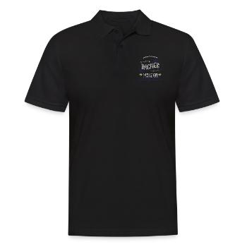 pirater les doigts des joueurs anonymes attendez-vous à nous - Polo Homme - noir - Devant - Kai (181cm)