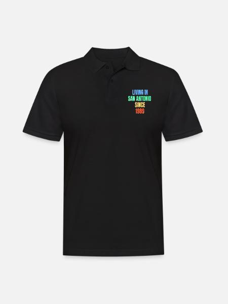 Retro Vintage bor i San Antonio siden 1989 - Herre poloshirt - sort