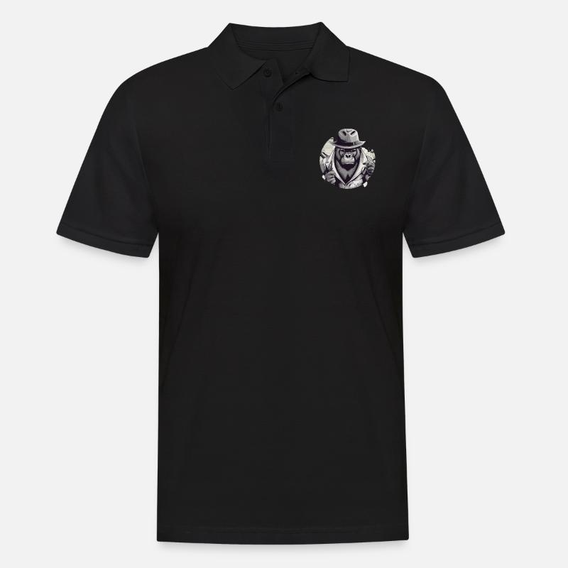 Le gorille - Polo Homme - noir
