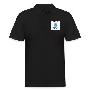 Flamingo Admit It Life Would Be Boring Without Me - Men's Polo Shirt - black - Front - Kai (181cm)