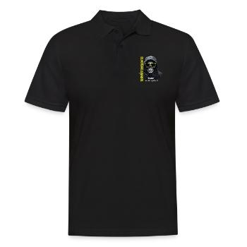 Dortmund und nicht anders! Dortmunder Ultras - Männer Poloshirt - Schwarz - Vorne - Kai (181cm)
