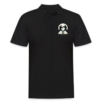 Kickboxing Kickboxer - Men's Polo Shirt - black - Front - Kai (181cm)