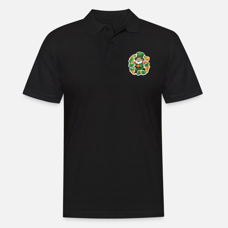Heiliger Patrick 1 - Männer Poloshirt - Schwarz