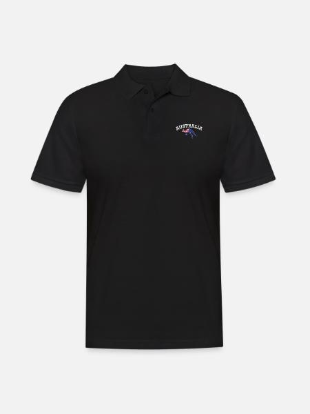 Australia - Men's Polo Shirt - black