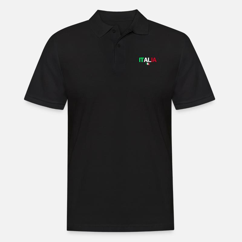 Rom Italien - Männer Poloshirt - Schwarz