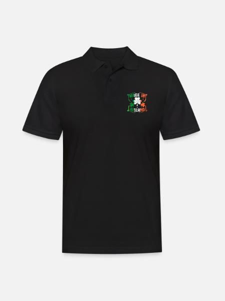 Irlande - Polo Homme - noir