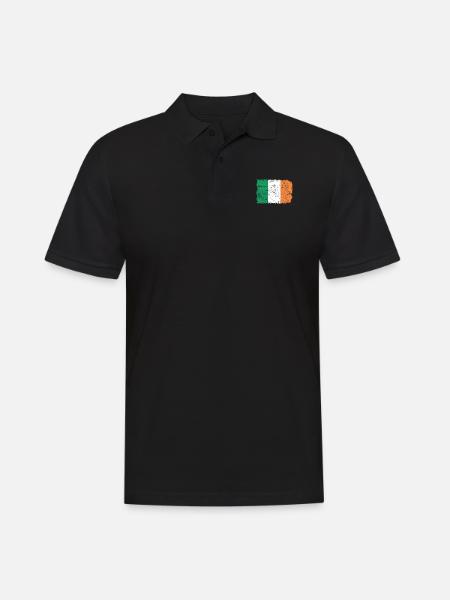 Irlande - Polo Homme - noir