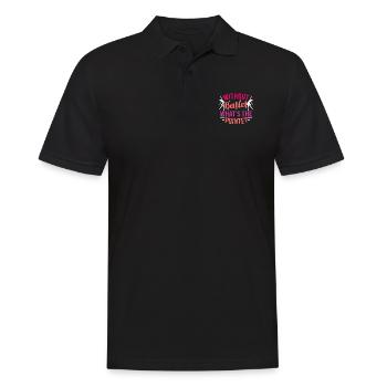 Ballett - Männer Poloshirt - Schwarz - Vorne - Kai (181cm)