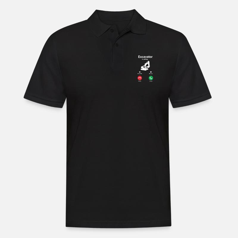 Bagger - Männer Poloshirt - Schwarz