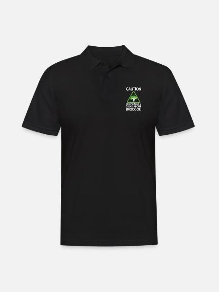 broccoli - Men's Polo Shirt - black