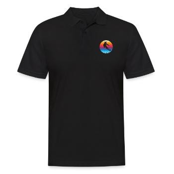 ski - Men's Polo Shirt - black - Front - Kai (181cm)