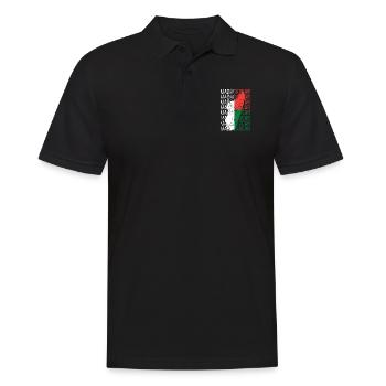 Madagascar - Polo Homme - noir - Devant - Kai (181cm)