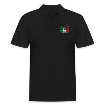 Italie - Polo Homme - noir - Devant - Kai (181cm)