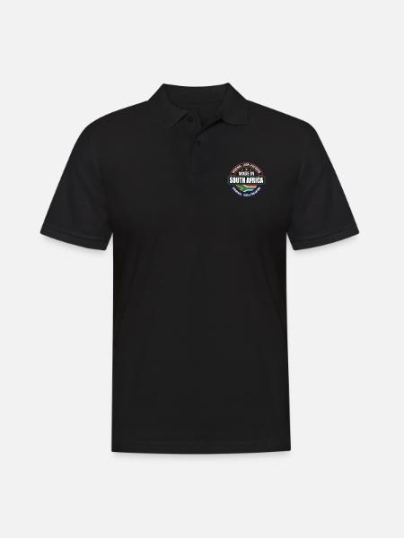 South Africa - Men's Polo Shirt - black