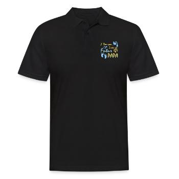 J'peux pas j'suis un futur Papa - Polo Homme - noir - Devant - Kai (181cm)
