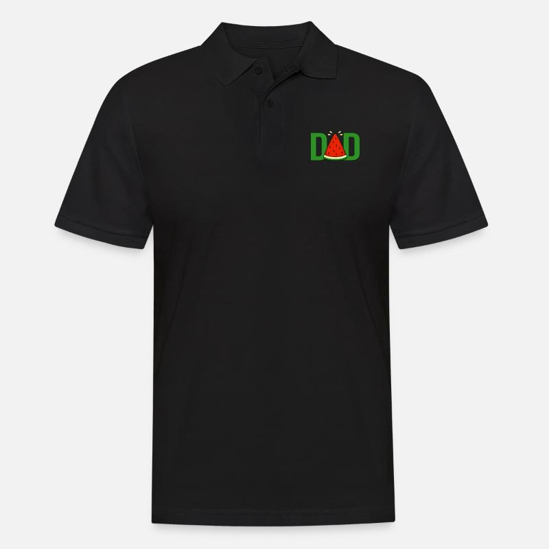 Pastèque - Polo Homme - noir