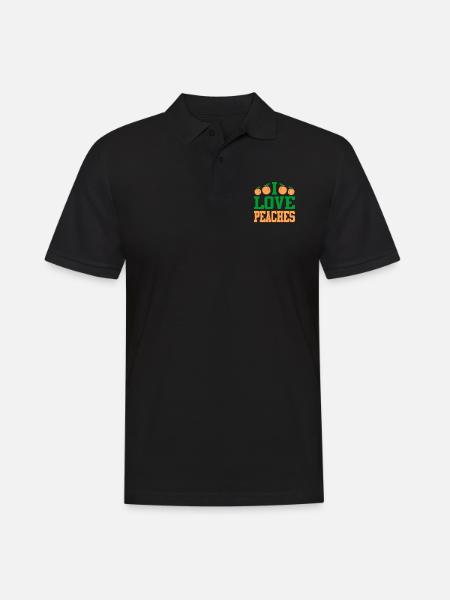 Pêche - Polo Homme - noir