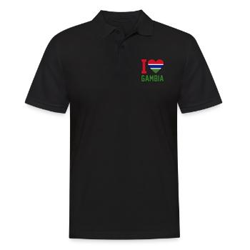 Gambie - Polo Homme - noir - Devant - Kai (181cm)