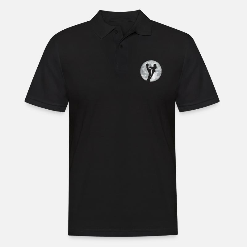 Funny Chainsaw Arborist Gift - Men's Polo Shirt - black