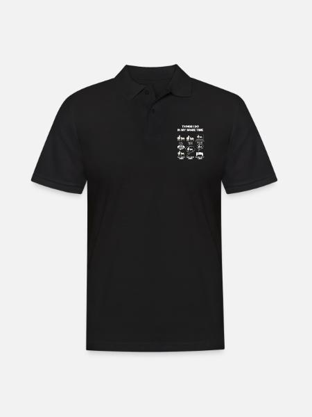Sheep - Men's Polo Shirt - black