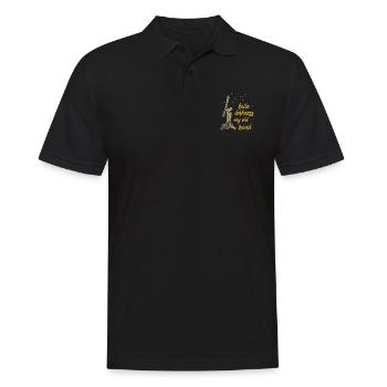 Astronomy - Men's Polo Shirt - black - Front - Kai (181cm)