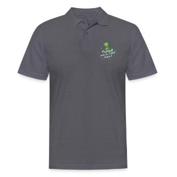 St. Patrick's Day - Men's Polo Shirt - charcoal grey - Front - Nico (186cm)
