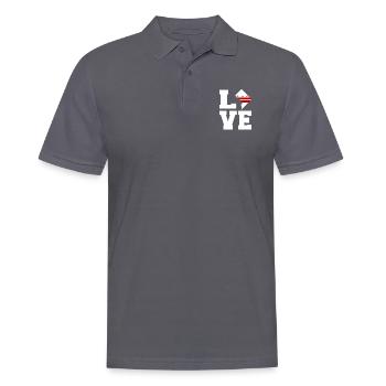 Horizon de Washington - Polo Homme - charbon - Devant - Nico (186cm)