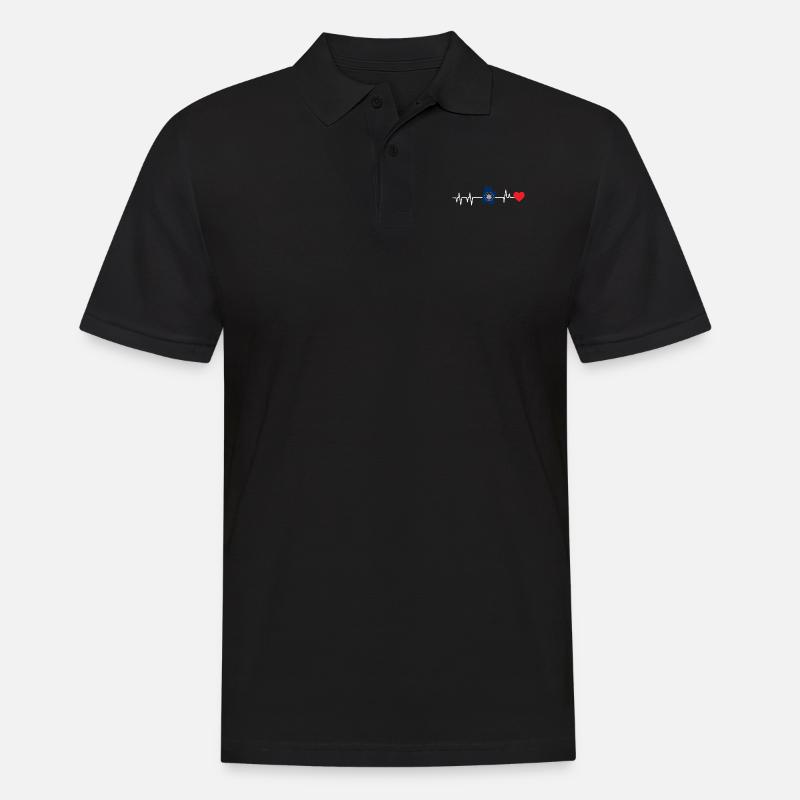 Utah - Männer Poloshirt - Schwarz