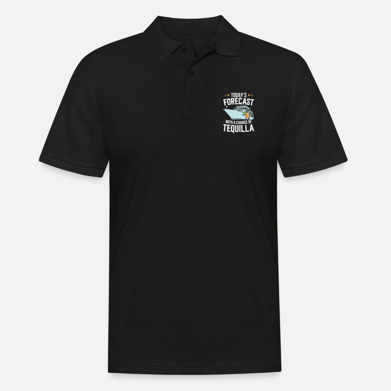 Kreuzfahrt - Männer Poloshirt - Schwarz