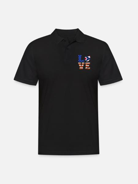 Ohio resident gift - Men's Polo Shirt - black