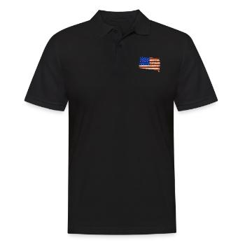 Dakota du Sud Home Usa drapeau cadeau - Polo Homme - noir - Devant - Kai (181cm)