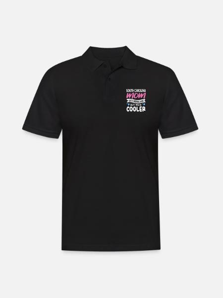 South Carolina mama gift - Men's Polo Shirt - black