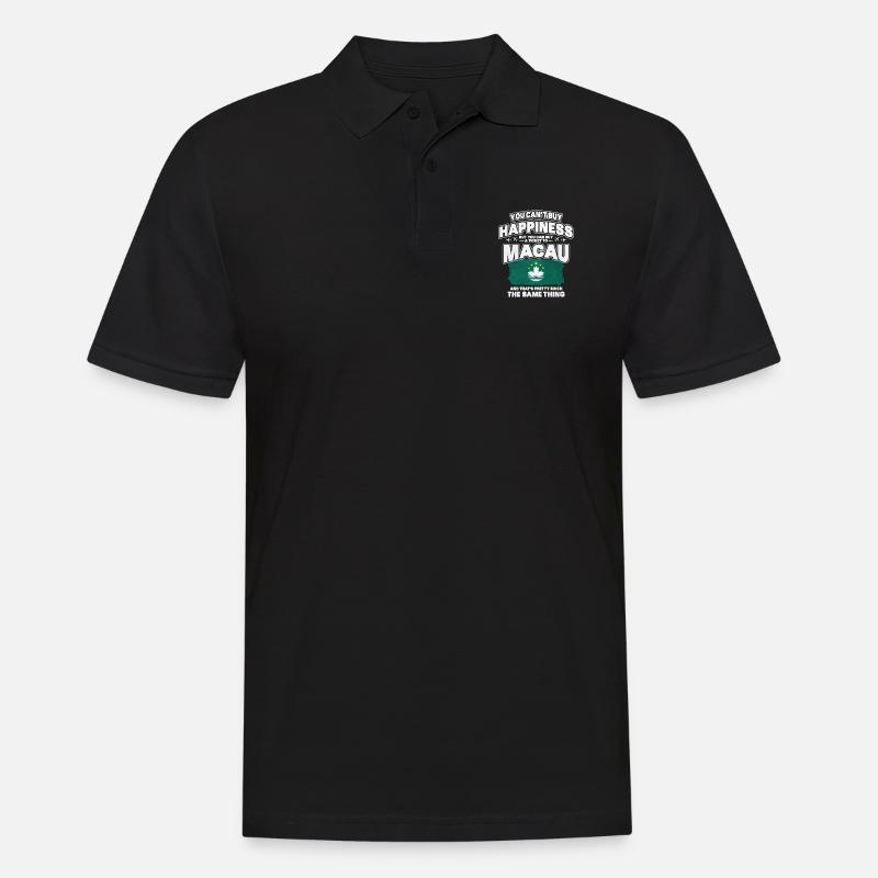 Macao - Polo Homme - noir