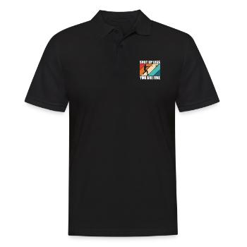 Shut Up Legs You Are Fine Hammer Throw Shirt - Men's Polo Shirt - black - Front - Kai (181cm)