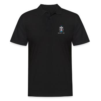 Barber Time Shirt Cadeau - Polo Homme - noir - Devant - Kai (181cm)