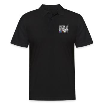 Just Incase Shit Gets Out Of Hand On Bingo Night - Männer Poloshirt - Schwarz - Vorne - Kai (181cm)