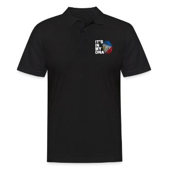 Philippinen DNA Design für stolze Pinoys - Männer Poloshirt - Schwarz - Vorne - Kai (181cm)