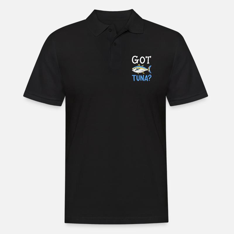 Thunfisch - Männer Poloshirt - Schwarz