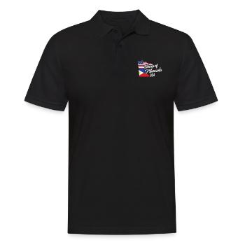 Les Philippins du Minnesota conçoivent pour de fiers Fil-Ams - Polo Homme - noir - Devant - Kai (181cm)
