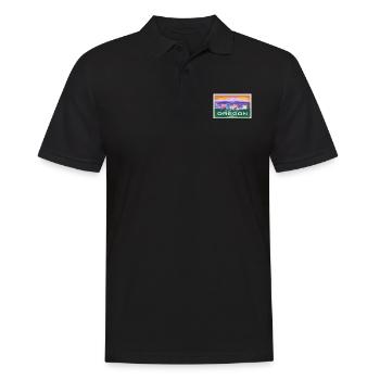 Oregon Fil-Am design for proud Pinoys - Men's Polo Shirt - black - Front - Kai (181cm)